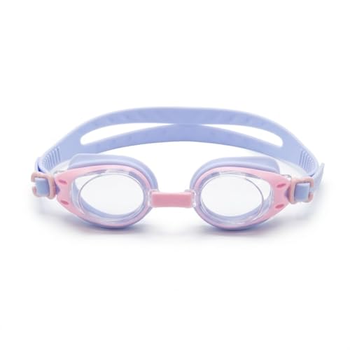 Image of BURNLAB Swimming Goggles for Kids, Clear Vision Pool Goggles for Boys & Girls, Easy Adjustable Strap (Blue and Pink)