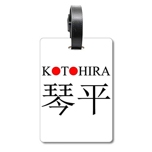 Étiquette de valise Kotohira drapeau japonais porte-étiquette bagage voyage