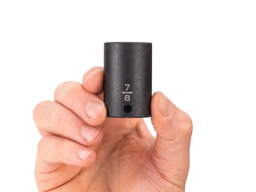 Image of TEKTON 3 /8 Inch Drive x 7 /8 Inch Semi-Deep 6-Point Impact Socket | SID14022