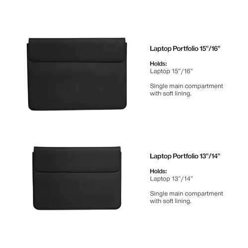 Maletín para portátil RAINS 13-14 pulgadas impermeable negro miniatura 3