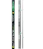 Kolpo Potente Surf Canna da Surf Casting in 3 Sezioni, Fibra di Carbonio, 4,20 m, 100-200 g