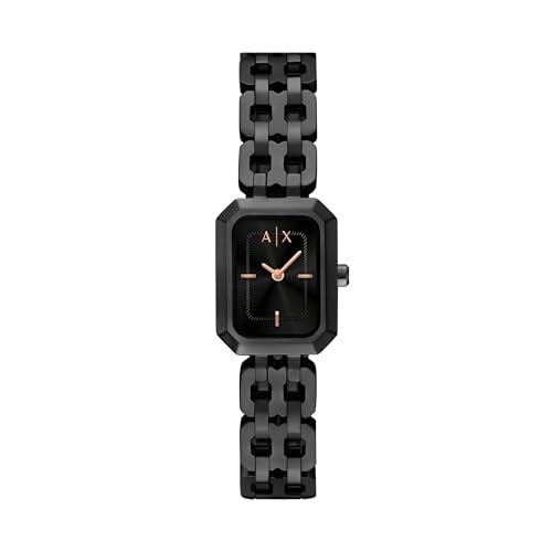 Image of Armani Exchange A|X Women's Two-Hand Rectangular Watch, Stainless Steel Watches for Women