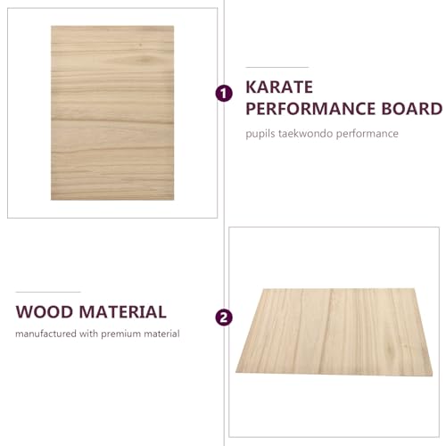 Homoyoyo 10 Sheets Wooden Karate Breaking Boards - Image 3