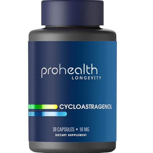 Cycloastragenol Supplement, 10 mg per Serving | Science-Backed to Support Telomere Length, DNA Structure & Healthy Aging | Third-Party Tested for Purity & Quality