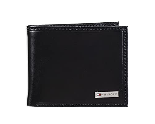 Carteira masculina Tommy Hilfigerm preto, tamanho único