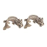 [LEDMOMO] 2個 製復古こいぼりペンダント キーホルダー飾り 手作りバッグチャーム向け室内装飾用