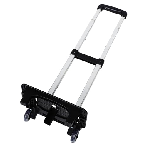 Ipetboom Carrello Della Spesa Pieghevole Con Ruote Carrello Portabagagli in Lega Di Alluminio Leggero Portatile Regolabile Per Spesa e Viaggio Con Ampia Capacità e Design Salvaspazio