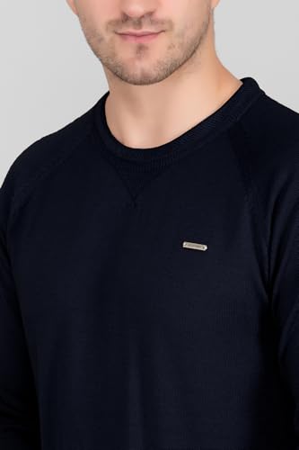 Image of GODFREY Round Neck Full Sleeve Woolen Sweater for Man Winter Wear - Regular Fit Pullover