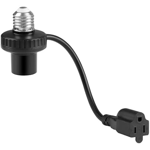 UYODM 3-in-1 Light Socket Adapter Cover