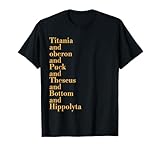 A Midsummer Night's Dream Store tshirt A Midsummer Night's D T-Shirt