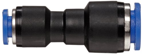 Brennan Pcny2403-06-04 Pbt Push-To-Connect Tube Fitting, Reducing Coupler, 3/8" Tube Od X 1/4" Tube Od #TOP1