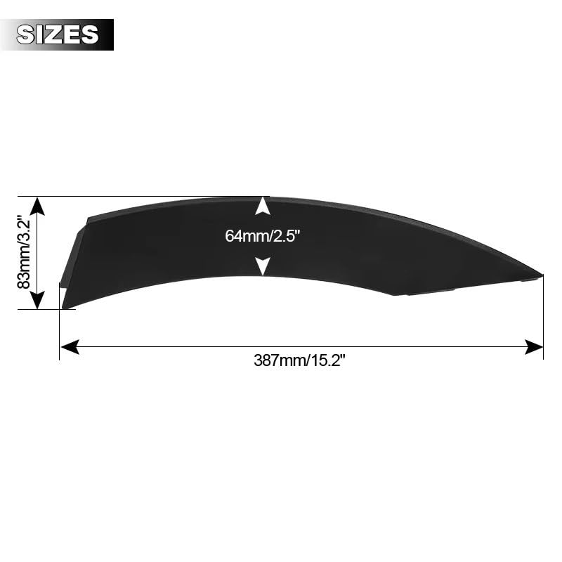 Moulure passage roue voiture Santa Fe Sport 2013-2018 élargisseur aile