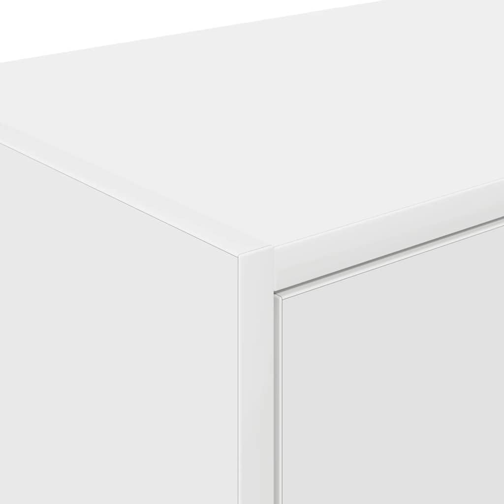 vidaXL Armario de Pared para Garaje Madera de ingeniería Blanco