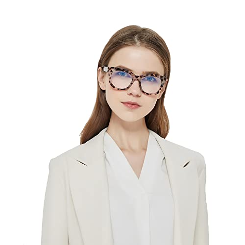 Image of Oversized Reading Glasses for Women,3 Pack Blue Light Blocking Computer Spring hinge Readers
