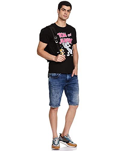Image of Max Men's Solid Slim Fit Tshirt