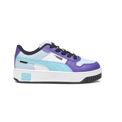 PUMA Kids' Carina Street Silver Sky-Team Aqua-PUMA White Little Kid 10.52