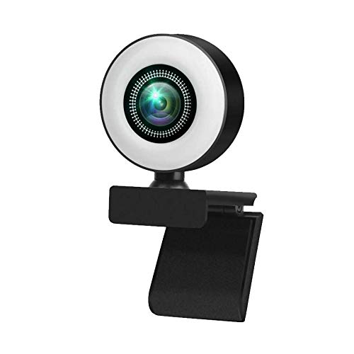 Project TelecomHalo E | 4K UHD | Ultra High Definition Webcam | Ring Light | Video Conference | USB | Compatible with Belkin F1PP010EN-SK