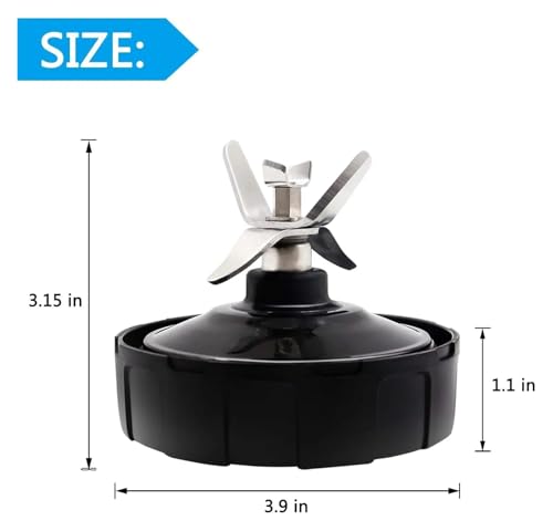 Lame extracteur en acier robuste compatible blender Nutri Ninja