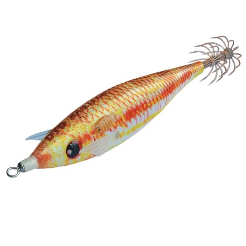 DTD Esca Tonanara per Cefalopodi - Gamberetto Luminoso di Notte e Adatto per la Pesca di Polpo, Seppia, Calamari Ballistic Real Fish 3.0 triglia