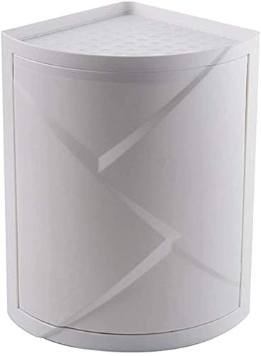 Matiko Bathroom Corner Rotating Plastic Bathroom Corner Cabinet ...