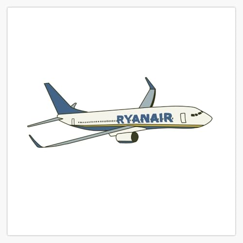 Budget Airline Airplane Vinyl Decal 5" Bumper Sticker