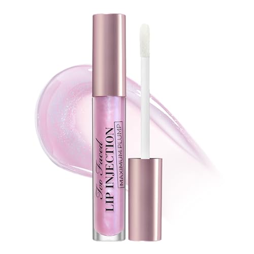 Too Faced Lip Injection Lip Plumper | Hydrating Lip Gloss for Fuller-Looking Lips | Original, Maximum Plump, Cooling Gloss &amp; Plumping Click Formulas