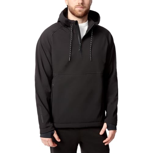 ALPINE NORTH Vargas Men's Anorak Softshell Jacket, Waterproof Windproof Pullover Heavyweight Hoodies