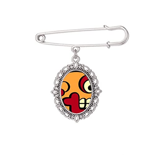 Broche dessin indien pour réinventer une robe ou ajuster un châle en soirée de mi-saison