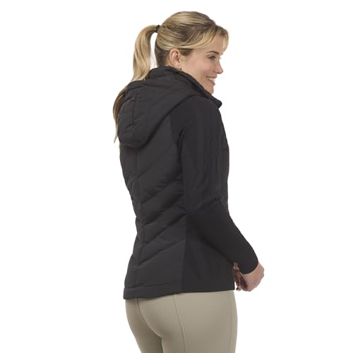 Image of Kerrits Women's EquiTech Quilted Equestrian Jacket - Warm, Flexible, Hooded Horse Riding Jacket with Thermoreflective Liner