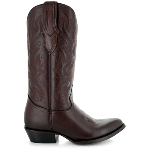 Image of Soto Boots Mens Classic Round Toe Cowboy Boots H7001