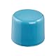 keeeper Bio-Abfalleimer mit Schwingdeckel, 1,3 l, Tischmülleimer mit Deckel, Svenja, Blau (Eco Sky Blue)