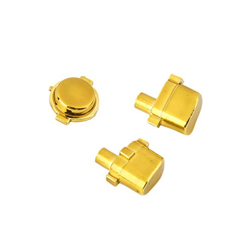 New Full Chrome Button Replacement Mod Game Kit for Playstation 4 PS4 Controller Joystick Video Game Playstation Gold Color