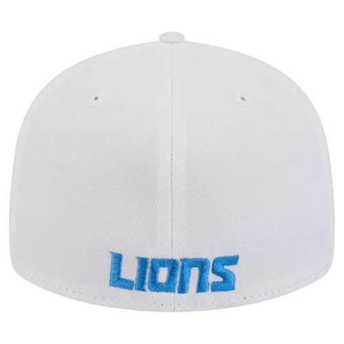 Gorra New Era Detroit Lions blanca para hombre miniatura 4