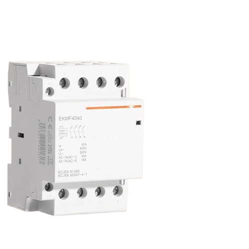 Contacteur modulaire domestique EKMF 4P 63A AC 380V triphasé 4 NO pour rail DIN