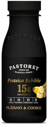 Pastoret Yogur bebible alto en proteínas con plátano y galleta, 250g