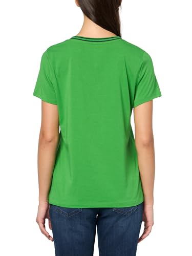 Image of Nautica Women's Solid V-Neck Short Sleeve T-Shirt Shirt