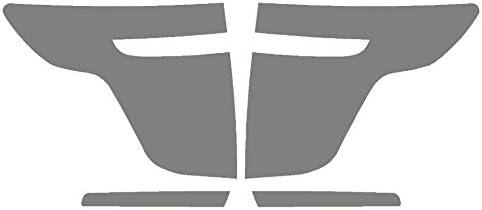 SlickMod Precut Vinyl Tint Cover for 2011-2015 Ford Explorer Taillights (Reverse Cutout, 20% Dark Smoke)