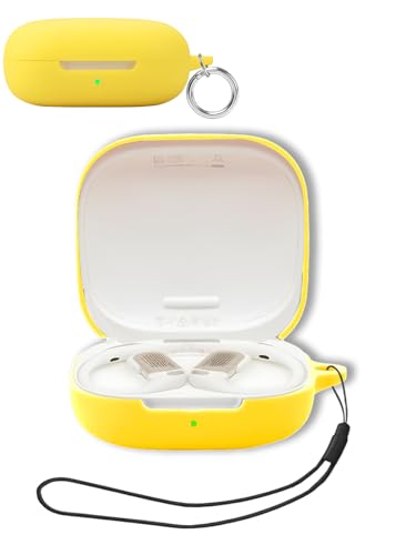 Shokz OpenFit Pro�p�P�[�X �V���R���ی�P�[�X �L�[�`�F�[���ƃX�g���b�v�t���A���h�~�ϏՌ��C���z���[�d�P�[�X�J�o�[ �C�G���[