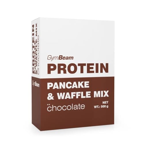 GymBeam Protein Pfannkuchen & -Waffel Mix - 500 g, leckere vorgefertigte Protein-Backmischung mit Molkenkonzentrat, hoher Proteingehalt, gute Ballaststoffquelle (500 g, Schokolade)