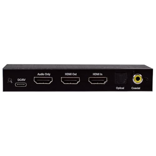 Extractor de audio HDMI 8K que divide vídeo ultra HD y sonido óptico digital 4