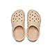 Crocs® Classic Geometric Clog Platform Clogs for Men and Women - Croslite™ Upper and Outsole – Slip-on Style Shitake Men's 6, Women's 8 Medium