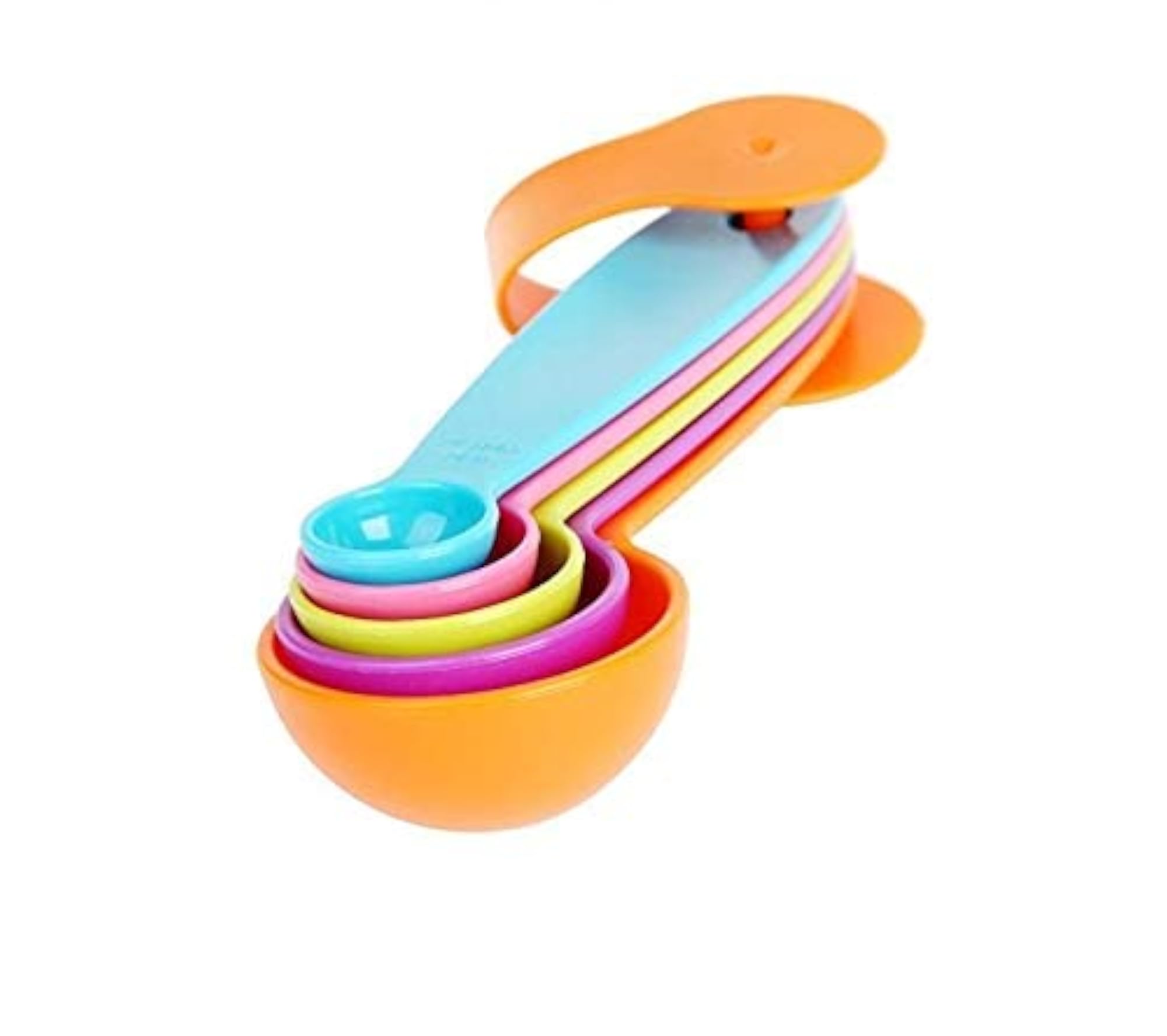 Plastic Measuring Spoons 5pcs Set for Cooking & Baking