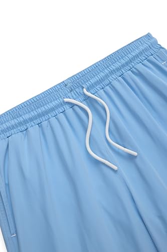 Future Planet Boys Kids (6-14) Premium Designer Azure Fast-Dry 7" Swim Trunks3