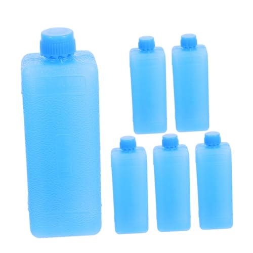 POPETPOP 6pcs Reusable Ice Packs for Lunch Boxes Cold Freezer Packs Long Term Cooling for Beach Camping Fishing Picnics Work and School Use