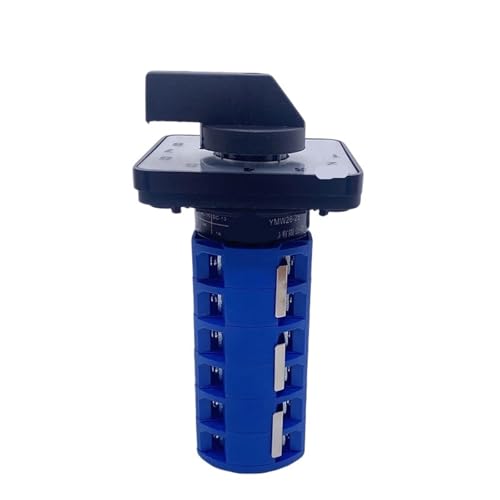 Interruptor de leva giratorio LW26-25 de 6 polos con interfaz de panel de 64x64 mm 3