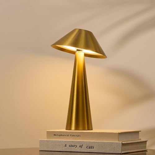 BRILONER- Lampe De Table LED Sans Fil,IP44 Protection Contre Les Projections Deaufonction Tactileblanche Chaudenoir7x7cm 84714729