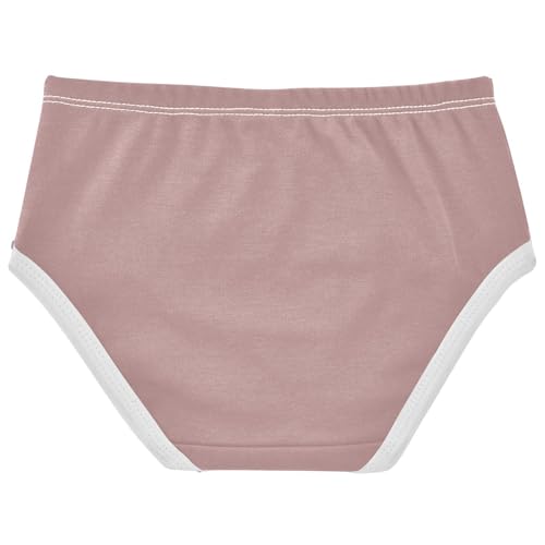 Joisal Aesthetic Girls Underwear Toddlers 2t Cotton Panties for Girl Rosy Brown Underpants Briefs2