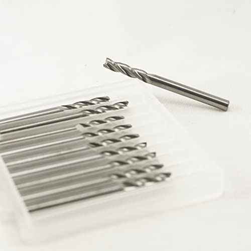 Image of KLOT Industrial Grade 10pcs Solid Carbide End Mill 3mm Milling Cutter 3-Flute YG10X Tungsten Router Bit CNC