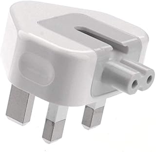 UK 3 Pin Power Plug Duckhead with UK FUSE, 10 W and 12 W power supply for All Types of Macbook Power Charger 10W and 12W USB-C Power Adapters, MagSafe and MagSafe 2 Power Adapters by BeckenBower®