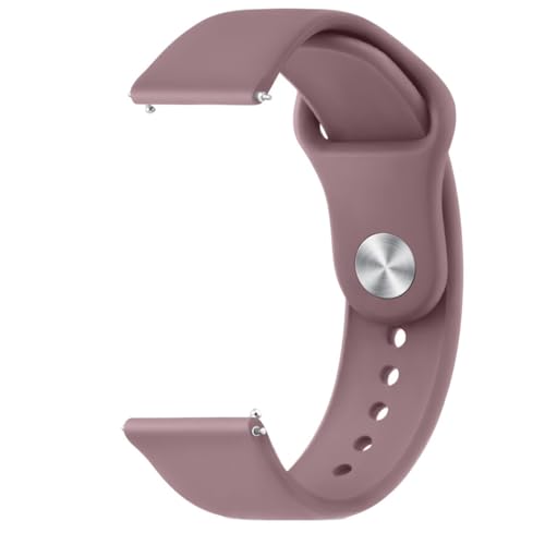 CHPGKGVNVT Correa de reloj de 20 mm y 22 mm for Garmin Vivoactive 4 3 Music Venu Sq 2 Plus Correa for pulsera Forerunner 245 645 55 158/Vivomove 3 Correa de reloj(Smoky Purple)